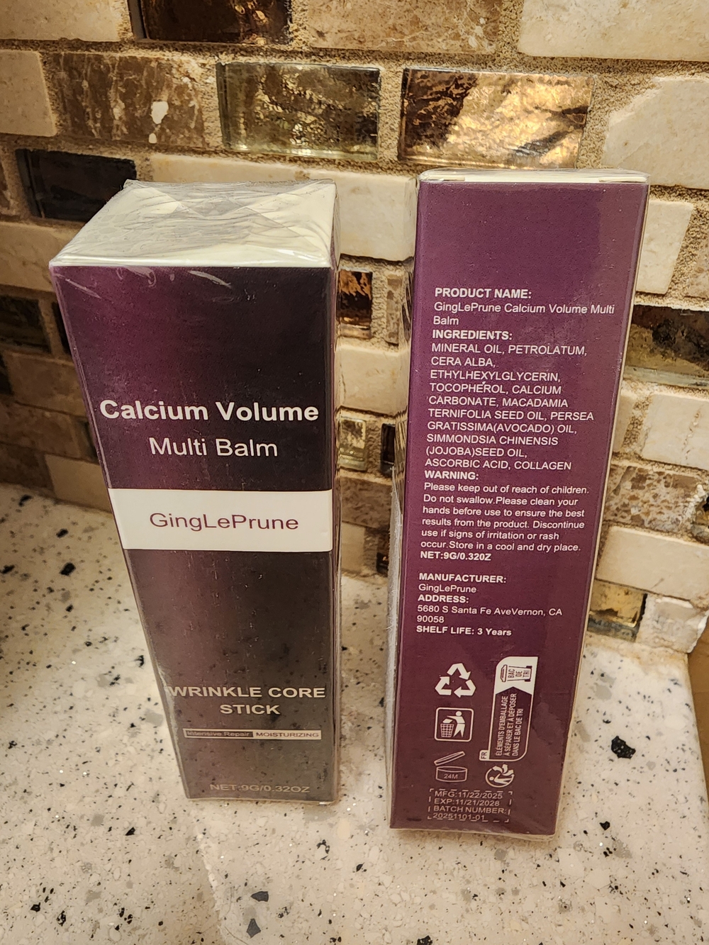 Calcium Volume Multi Balm – Wrinkle Core Stick 9G/0.3 oz (2 pk)